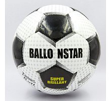 Фото М’яч футбольний №5 PU ламін. BALLONSTAR SUPER BRILLANT FB-0167 (№5, 5 сл., пошитий вручну)