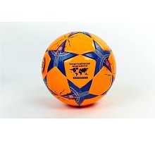 Фото М’яч футбольний №5 PU ламін. Клеєний CHAMPIONS LEAGUE FB-4524-6 (№5, оранжевий-синій)