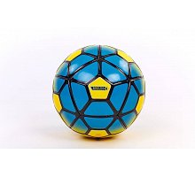 Фото М’яч футбольний №5 PU ламін. Клеєний PREMIER LEAGUE FB-5351-3 (№5, блакитний-жовтий)