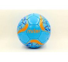 Фото М’яч футбольний №5 PU ламін. MITER FB-6762-3 синій (№5, 5 сл., пошитий вручну)