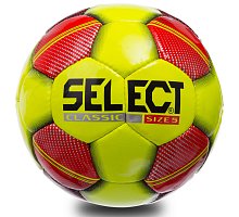 Фото М’яч футбольний №5 PU ламін. SELECT SHINE CLASSIC ST-13-1 (№5, 5 сл., пошитий вручну, жовтий-червоний-чорний)