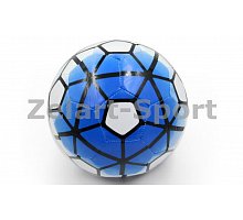 Фото М’яч футбольний №5 PU ламін. Пошитий машинним способом FB-4910-B PREMIER LEAGUE (№5, 5сл., блакитний-білий)