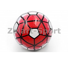 Фото М’яч футбольний №5 PU ламін. Пошитий машинним способом FB-4910-R PREMIER LEAGUE (№5, 5сл., червоно-білий)