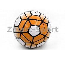 Фото М’яч футбольний №5 PU ламін. Пошитий машинним способом FB-4911-OR PREMIER LEAGUE (№5, 5сл., оранж-білий)