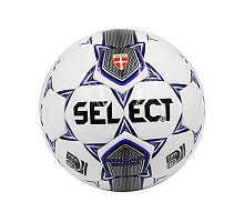 Фото М’яч футбольний №5 PU ламін. ST OLD BRILLANT SUPER ST-30 білий-синій-чорний (№5, 5 сл., пошитий вручну)