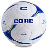 Фото 1 - М’яч футбольний №5 PU SHINY CORE FIGHTER CR-026 (№5, 4 сл., пошитий вручну, білий-синій-блакитний)