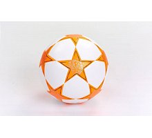 Фото М’яч футбольний №5 PVC Клеєний CHAMPIONS LEAGUE FB-5353-1 (№5, 5 сл., білий-червоний)