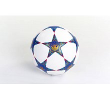 Фото М’яч футбольний №5 PVC Клеєний CHAMPIONS LEAGUE FB-5353-3 (№5, 5 сл., білий-чорний)