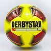 Фото 1 - М’яч футбольний №5 PVC ламін. Клеєний DERBYSTAR FB-0085 (№5, жовтий-червоний) Replica