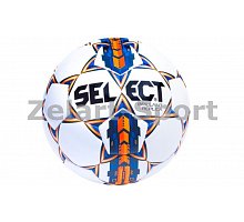 Фото М’яч футбольний №5 SELECT BRILLANT REPLICA (білий-синій-оранжевий)