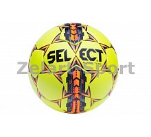Фото М’яч футбольний №5 SELECT FLASH TURF (жовтий-сірий-оранжевий)