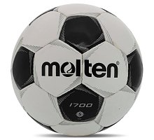 Фото М'яч футбольний MOLTEN F5P1700 №5 PVC білий-чорний