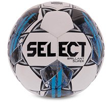 Фото М'яч футбольний SELECT BRILLANT SUPER HS FIFA QUALITY PRO V22 №5 білий-сірий