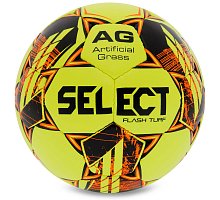 Фото М'яч футбольний SELECT FLASH TURF FIFA BASIC V23 №4 жовто-помаранчевий