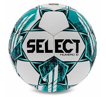 Фото М'яч футбольний SELECT NUMERO 10 FIFA BASIC V23 №5 білий-зелений