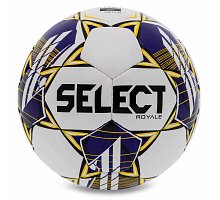 Фото М'яч футбольний SELECT ROYALE FIFA BASIC V23 №5 білий-фіолетовий