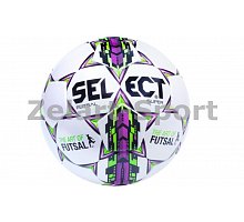 Фото М’яч футзальний №4 SELECT FUTSAL SUPER (FIFA APPROVED) (білий-зелений-малиновий)
