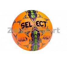 Фото М’яч футзальний №4 SELECT FUTSAL SUPER (FIFA APPROVED) (помаранчевий-зелений-малиновий)