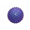Фото 1 - М’яч масажний для фітнесу 18см BA-3401 (гума, 80гр, фіолетовий, синій, рожевий)