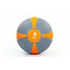 Фото 1 - М’яч медичний (медбол) FI-5122-8 8кг (гума, d-28,5см, сірий-оранжевий)