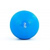 Фото 1 - М’яч медичний (слембол) SLAM BALL FI-5165-2 2кг (гума, мінеральний наповнювач, d-23см, синій)