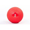 Фото 1 - М’яч медичний (слембол) SLAM BALL RI-7729-3 3кг (PVC, мінеральний наповнювач, d-23см, червоний)