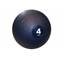 Фото М’яч медичний (слембол) SLAM BALL SBL001-4 4кг (верх-гума, наповн-пісок, d-23см, кольори в асорт)