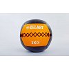 Фото 1 - М’яч медичний (волбол) WALL BALL FI-5168-3 3кг (PU, наповнювач-метал. гранули, d-33см, оранжевий)