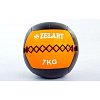 Фото 1 - М’яч медичний (волбол) WALL BALL FI-5168-7 7кг (PU, наповнювач-метал. гранули, d-33см, оранжевий)