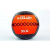 Фото 1 - М’яч медичний (волбол) WALL BALL FI-5168-9 9кг (PU, наповнювач-метал. гранули, d-33см, червоний)