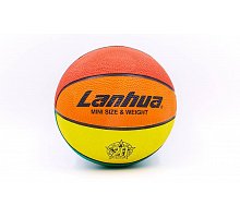 Фото М’яч гумовий Баскетбольний №2 LANHUA RJ150 (гума, бутіл, кольоровий)