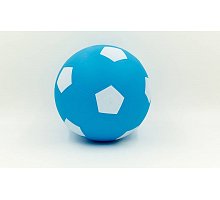Фото М’яч гумовий Футбольний FB-5651-2 (PVC, вага-150г, d-15см, блакитний-білий)MF-02