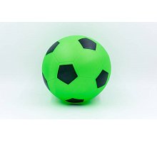 Фото М’яч гумовий Футбольний FB-5651-3 (PVC, вага-150г, d-15см, салатовий-чорний)MF-02