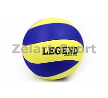 Фото М’яч волейбольний Клеєний EVA LEGEND EV18 (EVA, №5, 3-шари, клеєний, синій-жовтий)