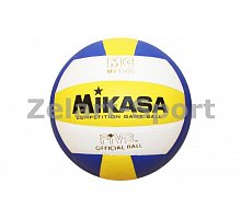 Фото М’яч волейбольний Клеєний PU MIKASA MV-1500 (PU, №5, 5 сл., клеєний)