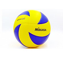 Фото М’яч волейбольний Клеєний PU MIKASA MVA-200 (PU, №5, 5 сл., клеєний)