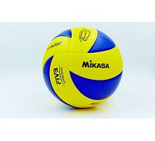 Фото М’яч волейбольний Клеєний PU MIKASA MVA-300 (PU, №5, 5 сл., клеєний)