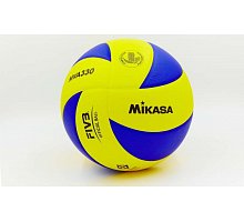 Фото М’яч волейбольний Клеєний PU MIKASA MVA-330 (PU, №5, 5 сл., клеєний)