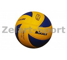 Фото М’яч волейбольний Клеєний PU MIKASA VB-1844 MVA-300 (PU, №5, 5 сл., клеєний)