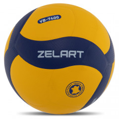 М’яч волейбольний ZELART VB-7400 №5 PU клеєний