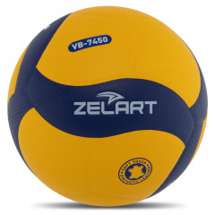 М’яч волейбольний ZELART VB-7450 №5 PU клеєний