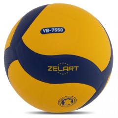 М’яч волейбольний ZELART VB-7550 №5 PU клеєний
