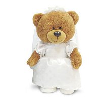 Фото М’яка іграшка Ведмедиця у весільному вбранні (муз 24 см), Lava, ведмедиця, LA8819-2