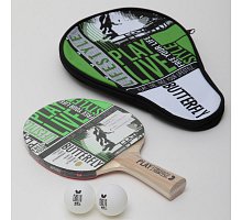 Фото Набір для настільного тенісу 1 ракетка, 2 м’ячі з чохлом BUTTERFLY 85210 FREE YOUR LIFESTYLE