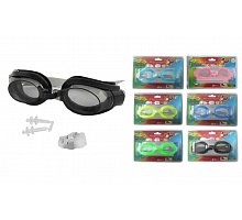 Фото Набір для плавання дитячий: окуляри, беруші, затискач SEALS 118 (пластик, силікон, кольори в асортименті)
