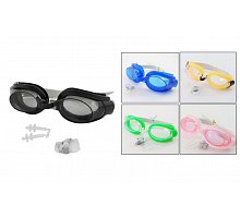 Фото Набір для плавання дитячий: окуляри, беруші, затискач SEALS G-1198 (пластик, силікон, кольори в асортименті)