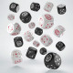 Набор кубиков Crosshairs Compact D6: Black&Pearl (20 шт). Q WORKSHOP (STCA05)