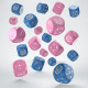 Набор кубиков Crosshairs Compact D6: Blue&Pink (20 шт). Q WORKSHOP (STCA02)