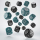 Набор кубиков Crosshairs Compact D6: Stormy&Black (20 шт). Q WORKSHOP (STCA04)