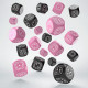 Набор кубиков Fortress Compact D6: Black&Pink (20 шт). Q WORKSHOP (STCB05)